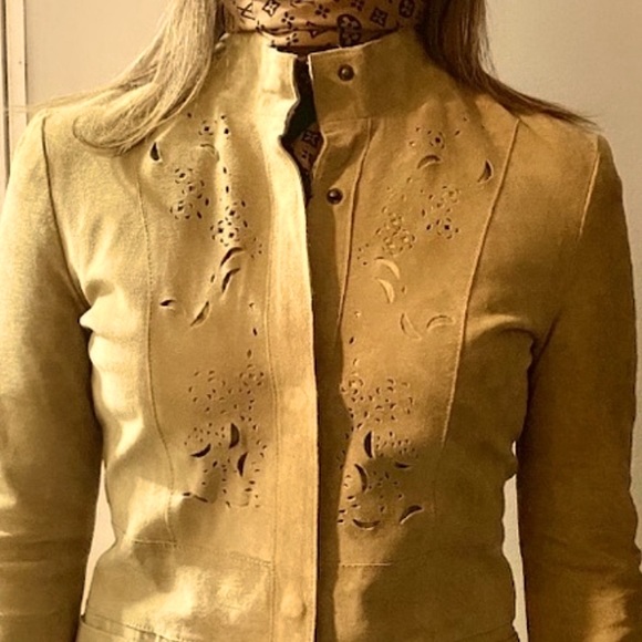 NEW🦋 Simon’s Contemporaine Suede Coat - Picture 4 of 9